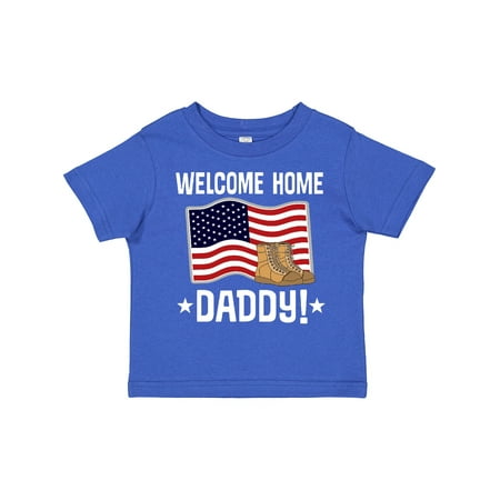 Inktastic Military Dad Welcome Home USA Flag Gift Toddler Boy or Toddler Girl T-Shirt
Inktastic Military Dad Welcome Home USA Flag Gift Toddler Boy or Toddler Girl T-Shirt