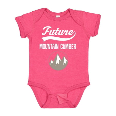 Inktastic Future Mountain Climber Hiking Gift Baby Boy or Baby Girl Bodysuit