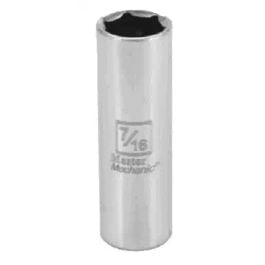 2PC Apex Tool Group Apex Tool Group 213507 Master Mechanic 1/4 Inch Drive 7/16 Deep Socket
2PC Apex Tool Group Apex Tool Group 213507 Master Mechanic 1/4 Inch Drive 7/16 Deep Socket