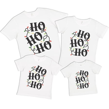 7 ate 9 Apparel Matching Family Merry Christmas Shirts - Ho Ho Ho Holiday Lights White T-Shirt 2T
7 ate 9 Apparel Matching Family Merry Christmas Shirts - Ho Ho Ho Holiday Lights White T-Shirt 2T