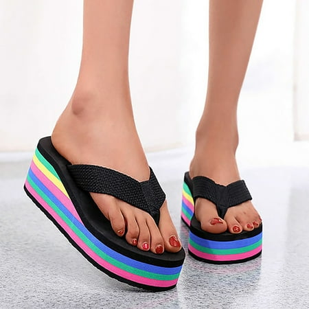 feiboyy women wedge floral flip flops color sole beach flip flops fashion slippers thick sole flip flops summer casual fashion beach slippers
feiboyy women wedge floral flip flops color sole beach flip flops fashion slippers thick sole flip flops summer casual fashion beach slippers