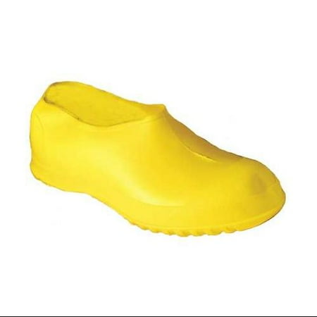 TINGLEY 35113 Overshoes, Mens, XL, Pull On, Yllw, PVC, 1PR