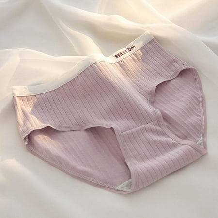Women s Simple Mid-Rise Cotton Panties Sweet Underwear High Elastic Soft Breathable Moisture-Wicking Full Coverage Hipster Casual Briefs
Women s Simple Mid-Rise Cotton Panties Sweet Underwear High Elastic Soft Breathable Moisture-Wicking Full Coverage Hipster Casual Briefs