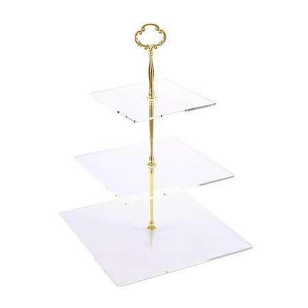 Meizhencang 3 Layer Square Acrylic Party Cupcake Macaron Cake Holder Stand Display Rack
Meizhencang 3 Layer Square Acrylic Party Cupcake Macaron Cake Holder Stand Display Rack