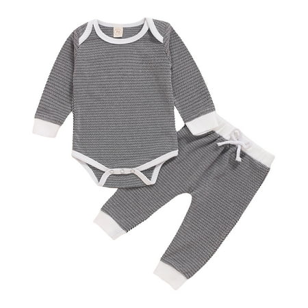 Fesfesfes Toddler Baby Jumpsuit Boys Girls Long Sleeve Solid Romper Bodysuit+Pants Outfits Sale Tops on Clearance
Fesfesfes Toddler Baby Jumpsuit Boys Girls Long Sleeve Solid Romper Bodysuit+Pants Outfits Sale Tops on Clearance