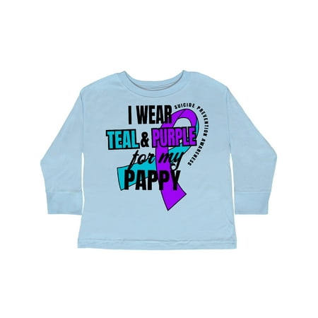 Inktastic Suicide Prevention I Wear Teal and Purple for My Pappy Gift Toddler Boy or Toddler Girl Long Sleeve T-Shirt
Inktastic Suicide Prevention I Wear Teal and Purple for My Pappy Gift Toddler Boy or Toddler Girl Long Sleeve T-Shirt