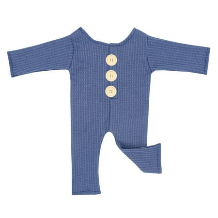 Thermal Boys Long Sleeve Baby Girl Bodysuits Baby Photography Knitted Footless Romper Sleeve Long Prop Button Jammies Baby Care Baby Boy Onsies3 6