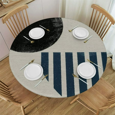 SHERONV Geometric Shapes Round Table Cover Stain Resistant Washable Indoor Outdoor Tablecloth Kitchen Dining Wedding Parties Elastic Edge 100% Polyester Fiber 46-50
SHERONV Geometric Shapes Round Table Cover Stain Resistant Washable Indoor Outdoor Tablecloth Kitchen Dining Wedding Parties Elastic Edge 100% Polyester Fiber 46-50