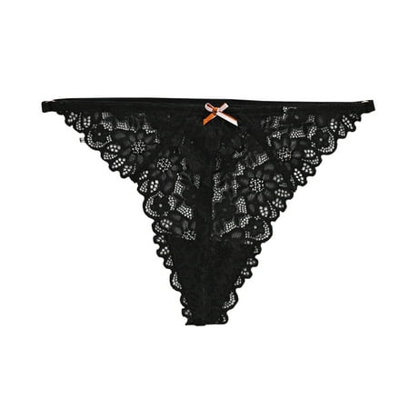 TAIAOJING Women s Cotton Thong Lace Hollowed Out T Back Low Waist Ice Silk Cheeky See Through Underwear Panties Brief
TAIAOJING Women s Cotton Thong Lace Hollowed Out T Back Low Waist Ice Silk Cheeky See Through Underwear Panties Brief