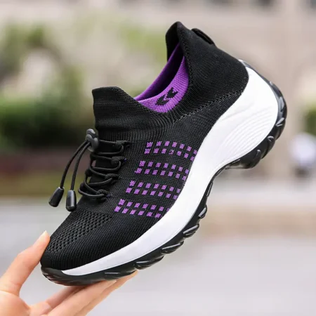 Women‘s Platform Knit Sneakers Breathable Lace Up Low Top Causal Shoes Women‘s Sport Funning Shoes
Women‘s Platform Knit Sneakers Breathable Lace Up Low Top Causal Shoes Women‘s Sport Funning Shoes