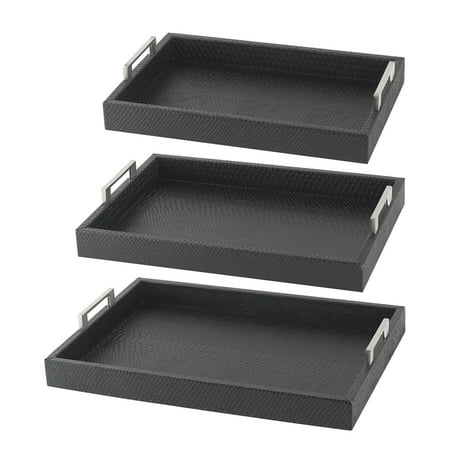 CC Home Furnishings Rectangular Nesting Trays with Silver Handle - 19 - 3ct
CC Home Furnishings Rectangular Nesting Trays with Silver Handle - 19 - 3ct