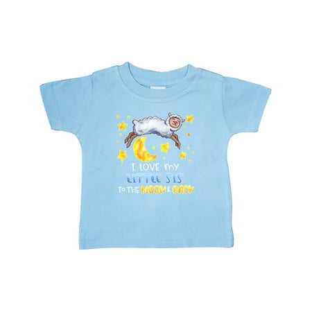 Inktastic I Love my Little Sis to the Moon and Back Cute Sheep Gift Baby Boy or Baby Girl T-Shirt 
Inktastic I Love my Little Sis to the Moon and Back Cute Sheep Gift Baby Boy or Baby Girl T-Shirt