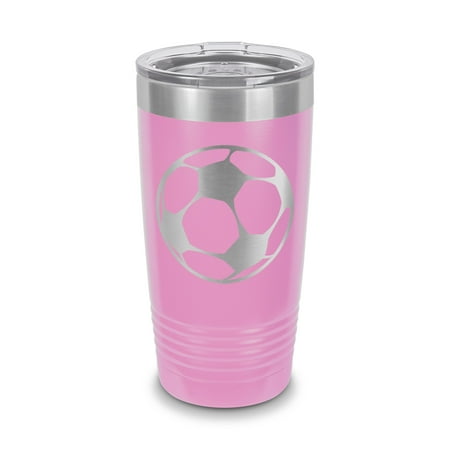 Soccer Ball Tumbler 20 oz - Laser Engraved w/ Clear Lid - Stainless Steel - Vacuum Insulated - Double Walled - Travel Mug - european football - Light Purple
Soccer Ball Tumbler 20 oz - Laser Engraved w/ Clear Lid - Stainless Steel - Vacuum Insulated - Double Walled - Travel Mug - european football - Light Purple