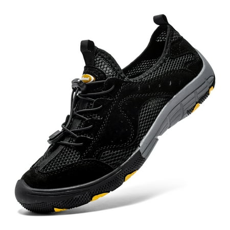 Flyland Men Sneakers Outdoor Spring Autumn Leather Hiking Shoes Lace Up Vintage Male Sport Tourist Shoes Black/Gray/Brown US 11.5
Flyland Men Sneakers Outdoor Spring Autumn Leather Hiking Shoes Lace Up Vintage Male Sport Tourist Shoes Black/Gray/Brown US 11.5