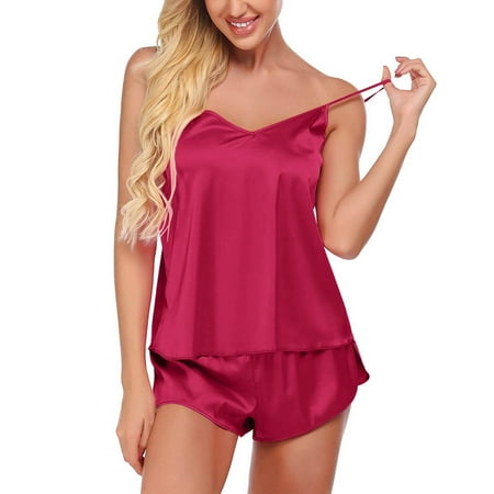 B91xZ Lingerie For Women Lingerie Cami Nightwear Pajamas Satin Womens Set Sexy Pajamas Shorts Set Eatable Lingerie Hot Pink L
B91xZ Lingerie For Women Lingerie Cami Nightwear Pajamas Satin Womens Set Sexy Pajamas Shorts Set Eatable Lingerie Hot Pink L