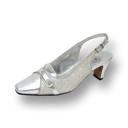 FLORAL Elena Women s Wide Width Slingback Dress Pumps
