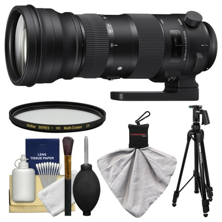 Sigma 150-600mm f\/5.0-6.3 Sports DG OS HSM Zoom Lens + Pistol Grip Tripod + Filter Kit for Nikon D3300, D5300, D5500, D7100, D7200, D610, D750, D810, D4s Cameras Sigma 150-600mm f\/5.0-6.3 Sports DG OS HSM Zoom Lens + Pistol Grip Tripod + Filter Kit for Nikon D3300, D5300, D5500, D7100, D7200, D610, D750, D810, D4s Cameras