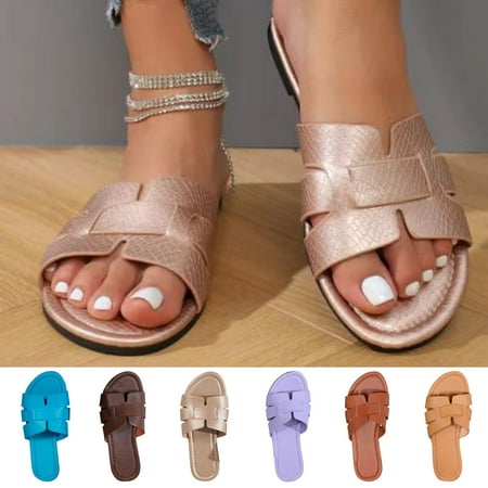 Women s Casual Flat Sandals Solid Color Open Toe Non Slip Shoes Outdoor Versatile Slippers Dark Blue qILAKOG Size 6.5
Women s Casual Flat Sandals Solid Color Open Toe Non Slip Shoes Outdoor Versatile Slippers Dark Blue qILAKOG Size 6.5