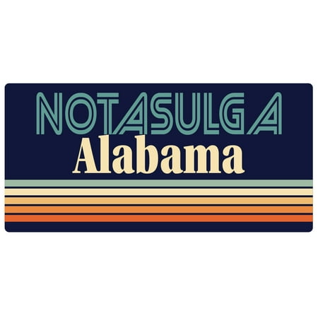 Notasulga Alabama 5 x 2.5-Inch Fridge Magnet Retro Design