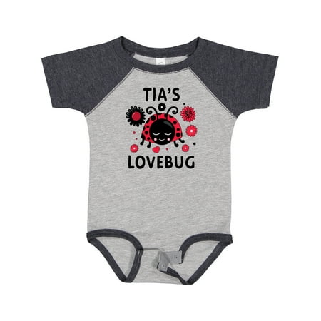 Inktastic Valentine s Day Tia s Lovebug Gift Baby Boy or Baby Girl Bodysuit