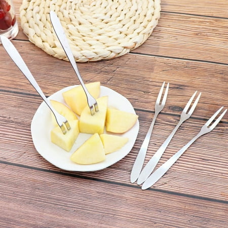 Tiitstoy 20 Stainless Steel Fruit forks Fruit Sign Fruit Small fork Two Tooth Snack fork
Tiitstoy 20 Stainless Steel Fruit forks Fruit Sign Fruit Small fork Two Tooth Snack fork