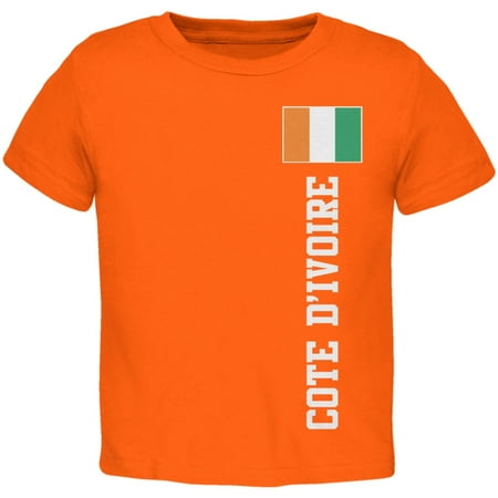 World Cup Cote D'Ivoire Orange Toddler T-Shirt