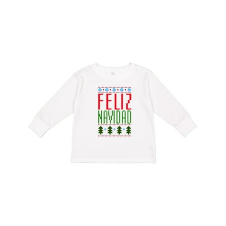 Inktastic Feliz Navidad Ugly Knitted Sweater Style in Color Gift Toddler Boy or Toddler Girl Long Sleeve T-Shirt
Inktastic Feliz Navidad Ugly Knitted Sweater Style in Color Gift Toddler Boy or Toddler Girl Long Sleeve T-Shirt