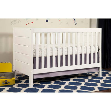 Baby Mod Modena 3-in-1 Fixed Side Crib, White