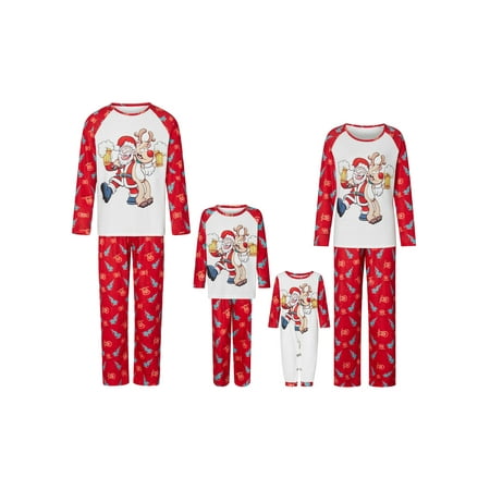Gwiyeopda Family Matching Christmas Pajamas Santa Claus Printed Holiday Sleepwear Loungewear Matching Pjs Set
Gwiyeopda Family Matching Christmas Pajamas Santa Claus Printed Holiday Sleepwear Loungewear Matching Pjs Set