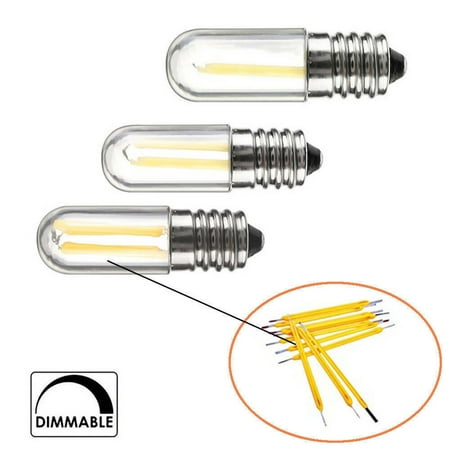 LED Mini E14 1W 2W 3W Dimmable Fridge Freezer Filament Bulb Light 220V