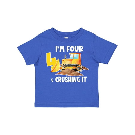 Inktastic I m 4 and Crushing It Construction 4th Birthday Gift Toddler Boy or Toddler Girl T-Shirt
Inktastic I m 4 and Crushing It Construction 4th Birthday Gift Toddler Boy or Toddler Girl T-Shirt