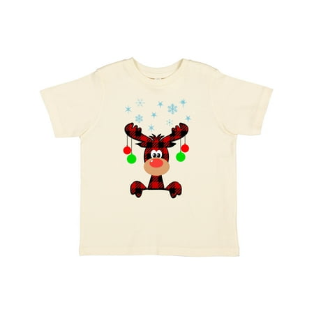 Inktastic Cute Flannel Reindeer with Christmas Bulbs and Snowflakes Gift Toddler Boy or Toddler Girl T-Shirt
Inktastic Cute Flannel Reindeer with Christmas Bulbs and Snowflakes Gift Toddler Boy or Toddler Girl T-Shirt