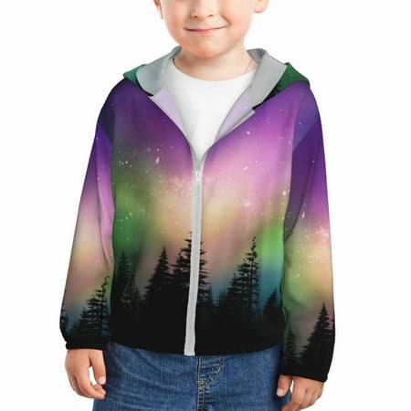 Lukts Northern Lights Print Children s Long-Sleeved Sun Protection Clothing Hooded Sweatshirts for Boys and Girls Outdoor Sports-5 Years
Lukts Northern Lights Print Children s Long-Sleeved Sun Protection Clothing Hooded Sweatshirts for Boys and Girls Outdoor Sports-5 Years