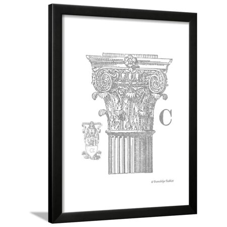 Gray Column C Framed Print Wall Art By Gwendolyn Babbitt