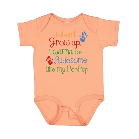 Inktastic Loved by Pop Pop Gift Baby Boy or Baby Girl Bodysuit