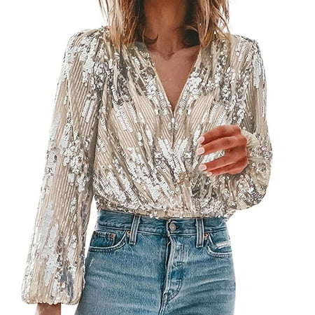 Women Fashionable Casual Top Shiny Long Sleeve Shirt Slim Fit Tops Women s V Neck Shirt under Scrub Women Long Sleeve Shirts Raglan Short Sleeve Shirt Women
Women Fashionable Casual Top Shiny Long Sleeve Shirt Slim Fit Tops Women s V Neck Shirt under Scrub Women Long Sleeve Shirts Raglan Short Sleeve Shirt Women
