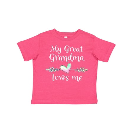 Inktastic My Great Grandma Loves Me- Heart Great Grandchild Gift Toddler Boy or Toddler Girl T-Shirt
Inktastic My Great Grandma Loves Me- Heart Great Grandchild Gift Toddler Boy or Toddler Girl T-Shirt