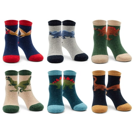Boys Winter Wool Socks Kids Thick Warm Socks Thermal Crew Socks for Boys 6 Pairs 6-8 Years
Boys Winter Wool Socks Kids Thick Warm Socks Thermal Crew Socks for Boys 6 Pairs 6-8 Years
