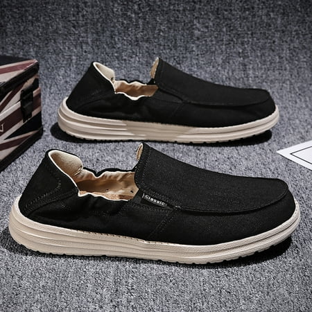 Men‘s Loafer Shoe Casual Fashion Wear-resistant Slip-on Soft Lazy Shoes