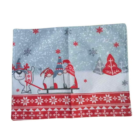 1Pc Decorative Table Mat Christmas Placemat Dining Table Pad Adornment 
1Pc Decorative Table Mat Christmas Placemat Dining Table Pad Adornment