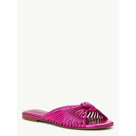 Scoop Women s Strappy Knot Slide Sandals