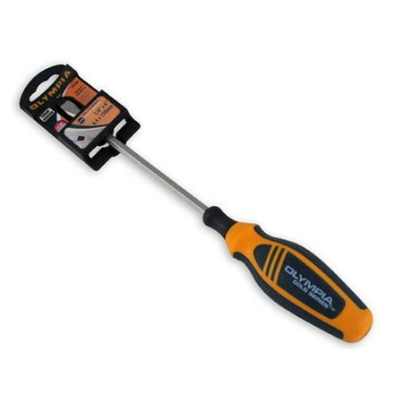 Olympia Tools 22-526 0.25 x 6 in. Gold Series Slotted Mechanic Screwdriver 
Olympia Tools 22-526 0.25 x 6 in. Gold Series Slotted Mechanic Screwdriver
