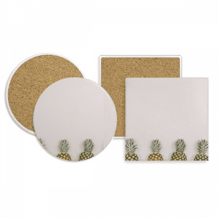 Fresh Pineapple Fruit White Wall Coaster Cup Mug Holder Absorbent Stone Cork Base Set
Fresh Pineapple Fruit White Wall Coaster Cup Mug Holder Absorbent Stone Cork Base Set