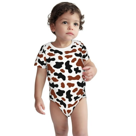 Haiem Brown Black Cow Printed Unisex-Baby Short Sleeve Onesies Bodysuits Unisex Babies Snap-Up Rompers-6 Months
Haiem Brown Black Cow Printed Unisex-Baby Short Sleeve Onesies Bodysuits Unisex Babies Snap-Up Rompers-6 Months