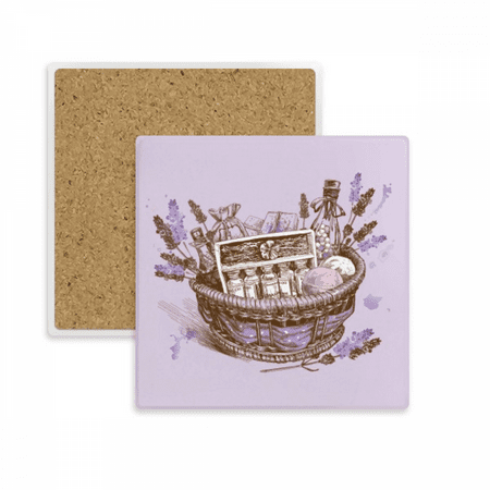 Flowers Painting Present lavender Basket Square Coaster Cup Mat Mug Subplate Holder Insulation Stone
Flowers Painting Present lavender Basket Square Coaster Cup Mat Mug Subplate Holder Insulation Stone