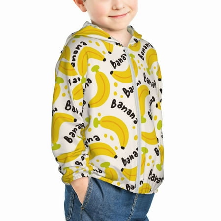 Uemuo Banana Fruit Pattern Rash Guard for Boys Girls Long Sleeve Swim Shirts UPF 50+ UV Sun Protection Hooded Fishing Shirt with Pocket for Kid-3 Years
Uemuo Banana Fruit Pattern Rash Guard for Boys Girls Long Sleeve Swim Shirts UPF 50+ UV Sun Protection Hooded Fishing Shirt with Pocket for Kid-3 Years