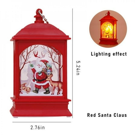 Xinhuaya 1Pc Christmas Candle Lantern Flat Wind Lantern Candlestick Lamp Old Man Snowman Elk Night Light Xmas Hanging Pendant A5
Xinhuaya 1Pc Christmas Candle Lantern Flat Wind Lantern Candlestick Lamp Old Man Snowman Elk Night Light Xmas Hanging Pendant A5