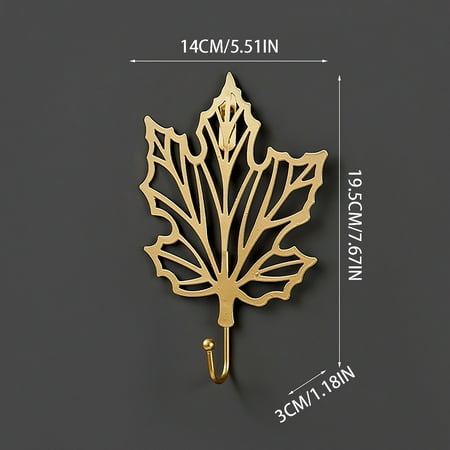 Veki Leaf Iron Perforated Light Hook Wrought Metal Decorative Home Coat Hook Housekeeping & Organizers Binds Storage
Veki Leaf Iron Perforated Light Hook Wrought Metal Decorative Home Coat Hook Housekeeping & Organizers Binds Storage