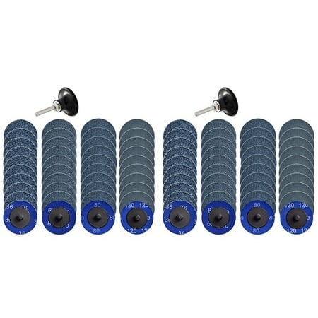 82Pcs Quick Change Discs Set 2 Inch Zirconia Sanding Discs with 1/4 Inch Holder for Die Grinder Rust Paint Removal
82Pcs Quick Change Discs Set 2 Inch Zirconia Sanding Discs with 1/4 Inch Holder for Die Grinder Rust Paint Removal
