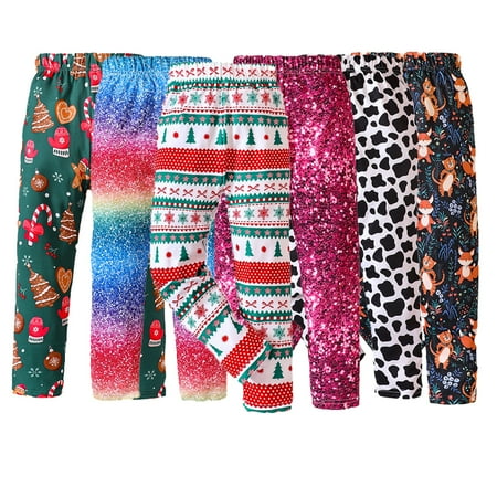 Esaierr Baby Kids Girls Floral Print Leggings Cotton Elastic Waist Trousers Versatile Stretch Bottoms Pants Spring Fall Outfits for 1-9 Years Old
Esaierr Baby Kids Girls Floral Print Leggings Cotton Elastic Waist Trousers Versatile Stretch Bottoms Pants Spring Fall Outfits for 1-9 Years Old